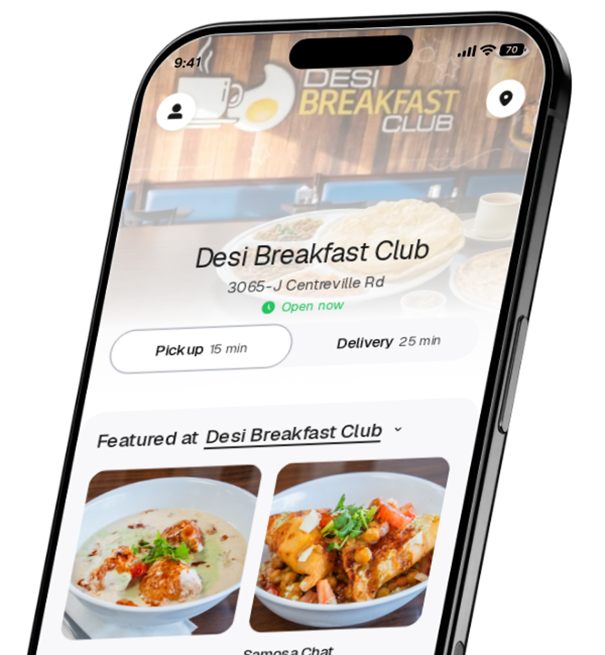 Desi Breakfast Club app preview